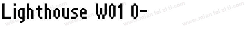 Lighthouse W01 0字体转换